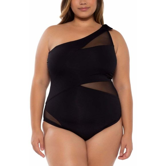 BECCA Other - Becca Etc. Bond Girl One-Piece Swimsuit Black 1X